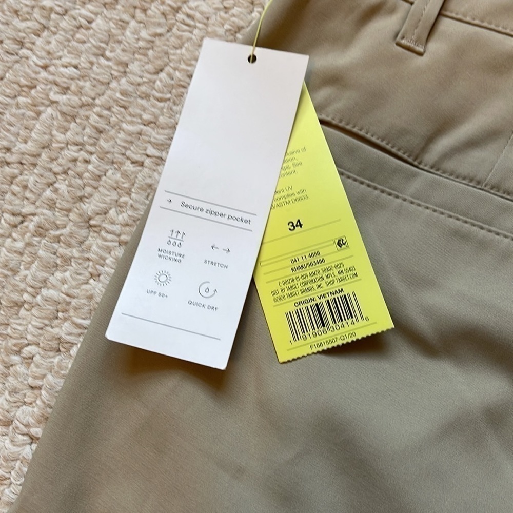 𝅺TARGET Brand Khaki Shorts NWT - Picture 3 of 3
